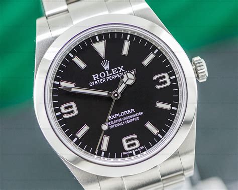 rolex explorer 39 mm diamando